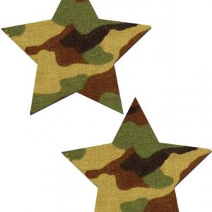 Pastease Camo Star Pasties O/S