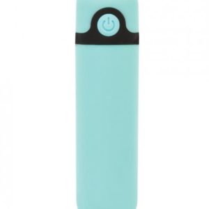Simple & True Rechargeable Vibrating Bullet Teal Blue
