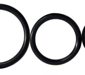 Rooster Control Rings Black Set Of 3
