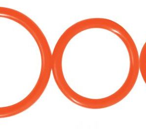 Rooster Control Rings Orange Set Of 3