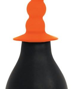 Rooster Tail Cleaner Rippled Orange Anal Douche