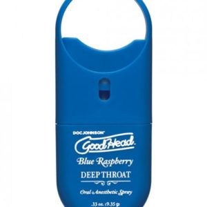 Goodhead Deep Throat Spray To Go .33oz Blue Raspberry