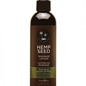 Earthly Body Hemp Seed Massage Lotion Guavalava 8oz