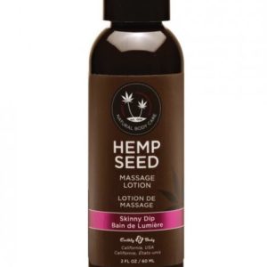 Earthly Body Hemp Seed Massage Lotion Skinny Dip 2oz