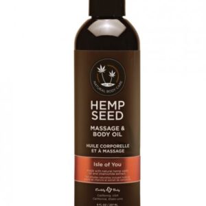 Earthly Body Hemp Massage Oil Isle Of You 8oz