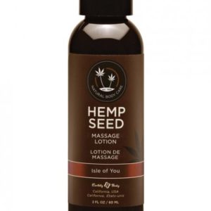 Earthly Body Hemp Seed Massage Lotion Isle Of You 2oz