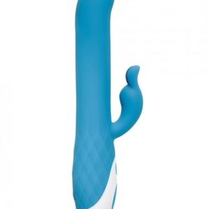 Big Soft Bunny Rabbit Style Vibrator Blue