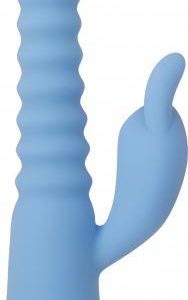 Bendy Bunny Dual Stimulator Flexible Blue Vibrator