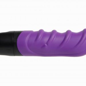 Vibratissimo Tre Ribbed Stick Purple/Black Vibrator