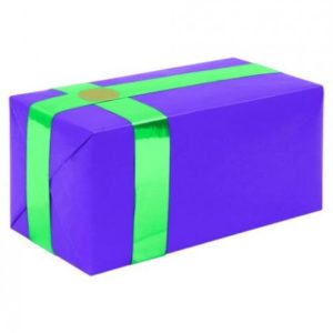 Gift Wrapping For Your Purchase Purple Teal Ribbon Extra Day To Ship