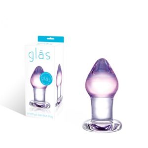 Glas Amethyst Rain Glass Butt Plug
