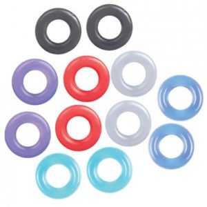 The Nines Baller's Dozen 12 Piece TPE Cock Ring Set