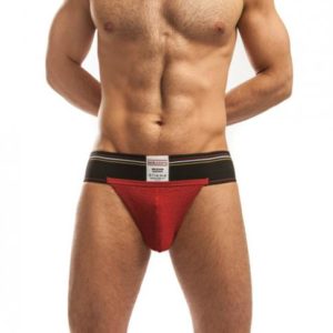 Jack Adams Rugger Jock Strap Red Black XL
