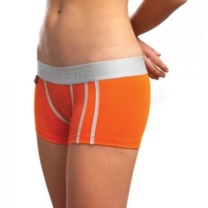 Jack Adams Women's Lux Modal Boyshorts Orange Md