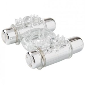 Sensuelle Double Action Cockring 7 Function Clear