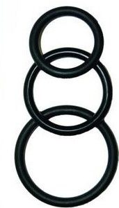 Super Silicone Cockrings - Black