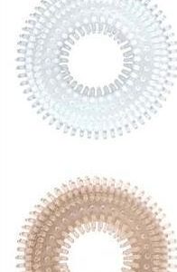 Mack Tuff Ribbed Cock Rings Clear/Smoke 2 Pack