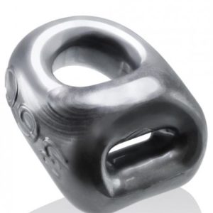 Oxballs 360 2-Way Cockring & Ballsling Steel Silver
