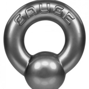 Oxballs Gauge Cock Ring Steel Silver