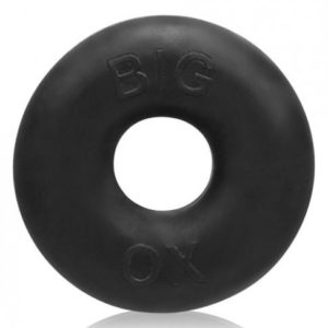 Big Ox Cockring Oxballs Silicone TPR Blend Black Ice