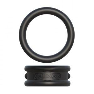 Fantasy C-Ringz Max Width Silicone Rings Black