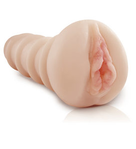 Fill Her Up Beige Pussy Masturbator