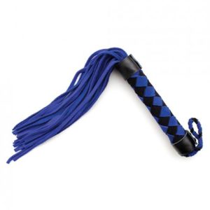 Plesur 15 inches Leather Flogger Blue
