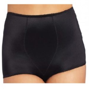 Rago Shapewear Rear Shaper Panty Light Shaping Contour Pads Black Lg