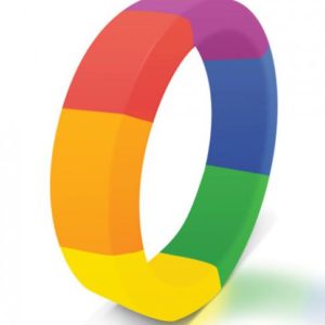 Rascal Toys The Brawn Pride Cock Ring Rainbow