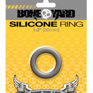 Boneyard Silicone Ring 1.2 inches Gray