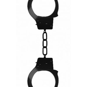 Ouch Beginners Handcuffs Metal Black