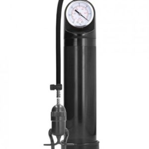 Deluxe Pump With Advanced PSI Gauge Black