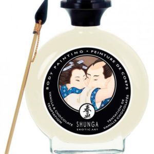 Shunga Edible Body Paint Vanilla & Chocolate Temptation 3.5oz