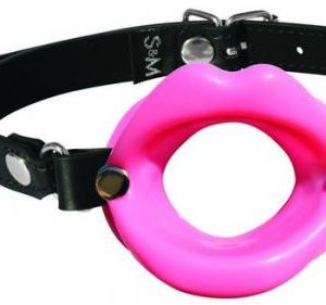 Sex and Mischief Silicone Lips Pink Mouth Gag
