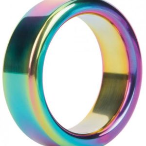 Malesation Nickel Free Steel Rainbow Ring 38mm