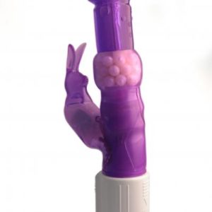 Rabbit habit cordless purple vinyl vibrator