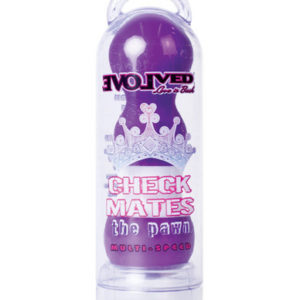 Evolved checkmates the pawn - purple