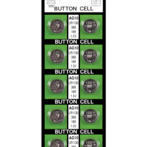 Button Batteries  AG10 (card of 10)
