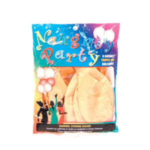 Naughty party balloons boobie - flesh