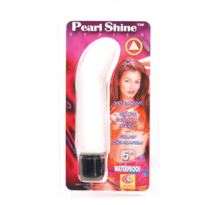 Pearl shine 5in g-spot - white