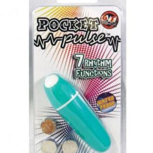 Pocket Pulse 7 Function Waterproof Bullet Teal