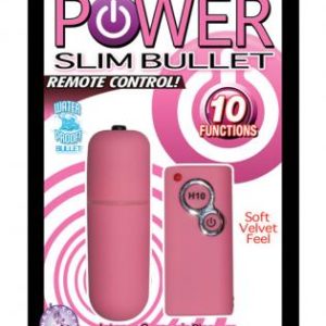 Power slim bullet remote control - pink