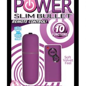 Power slim bullet remote control - purple
