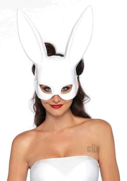 Bondage bunny mask (6 per pack) O/S WHITE