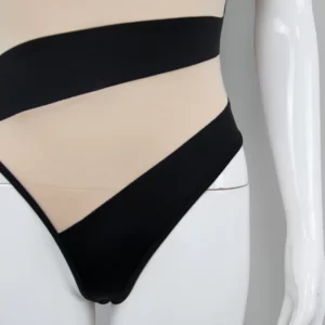 SEXYIN-BodySuit Swimsuit Nude and Black - Image 11
