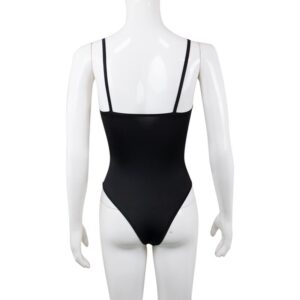 SEXYIN-BodySuit Swimsuit Nude and Black - Image 9