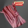 Burgundy and Pink Flogger