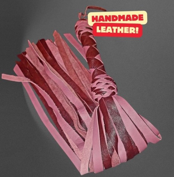 Burgundy and Pink Flogger