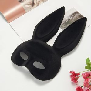 Black Rabbit Mask for Women